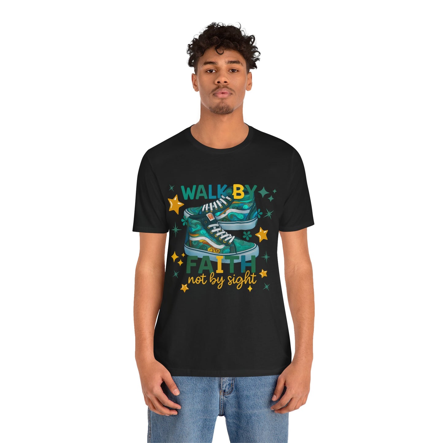 Walk By Faith T-shirt (Green Team)