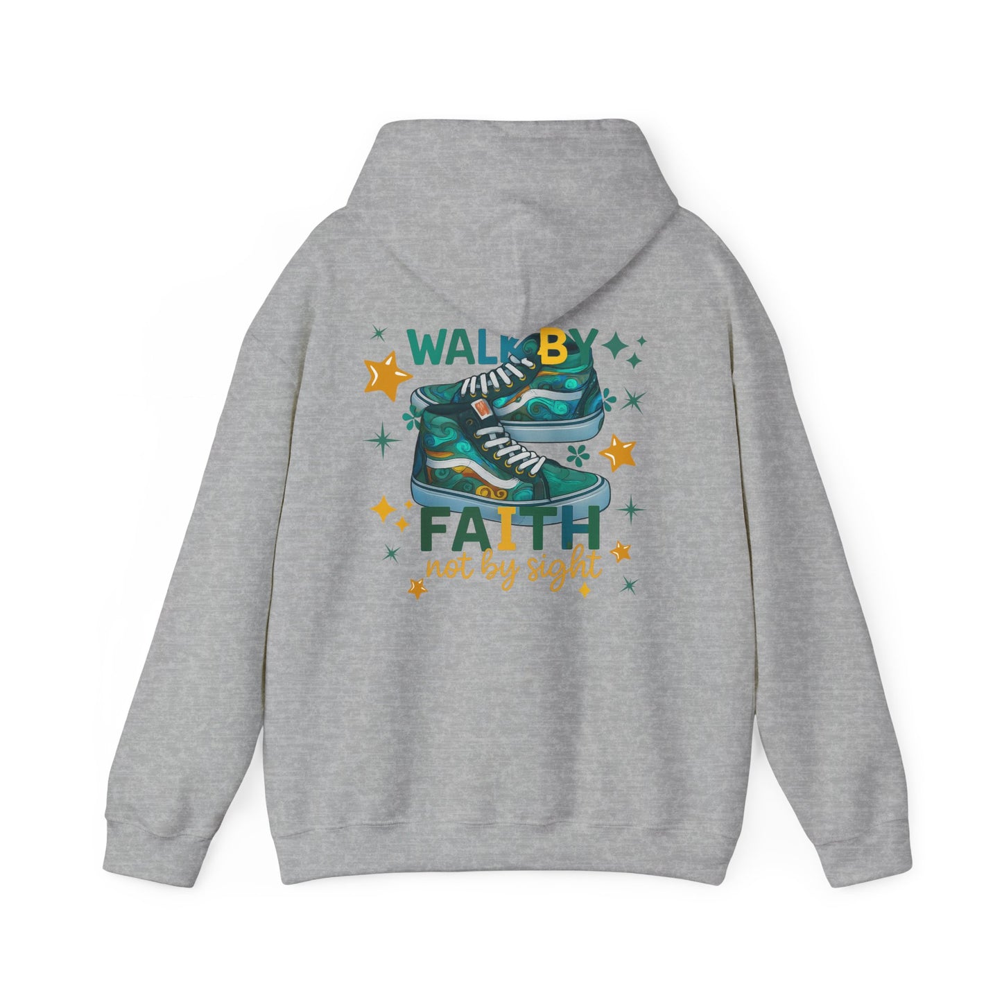 Walk by Faith- Hoodie Green Team