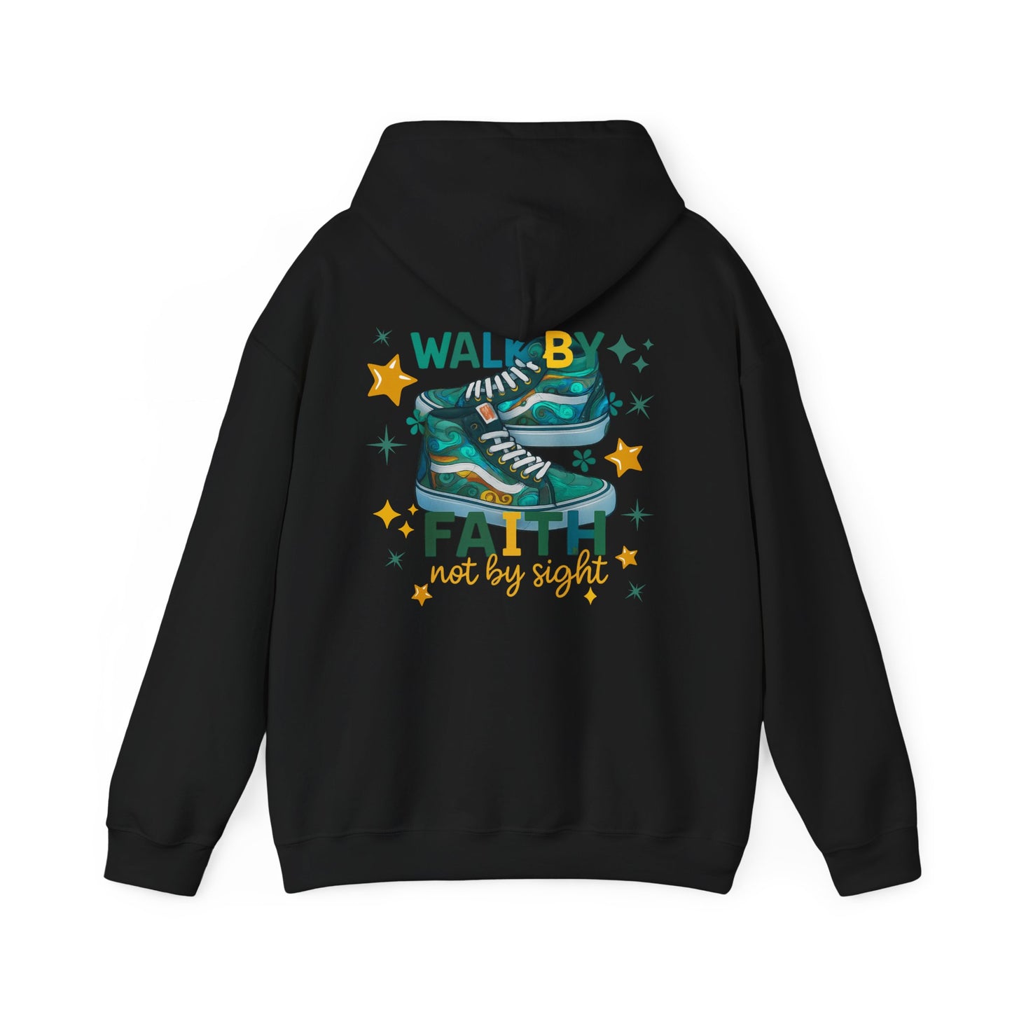 Walk by Faith- Hoodie Green Team