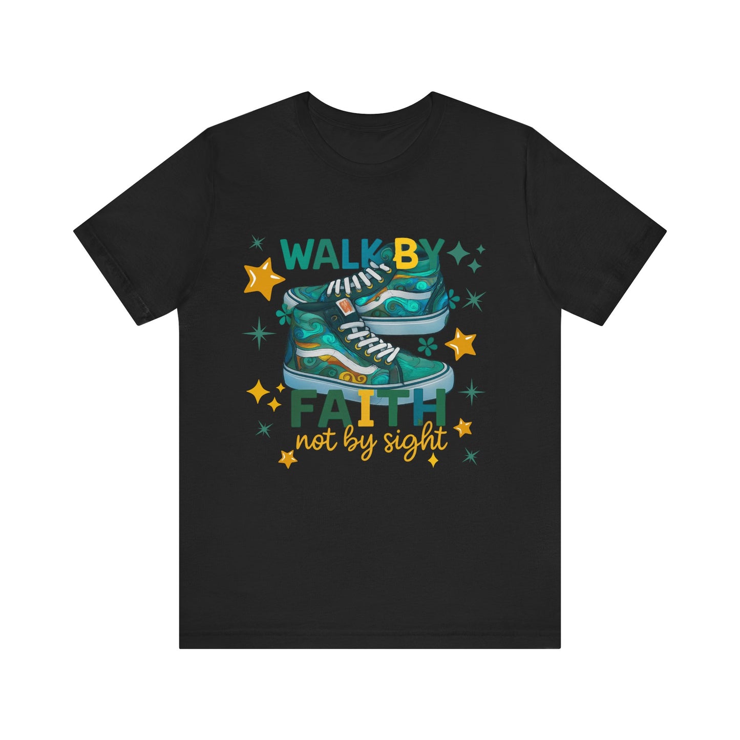 Walk By Faith T-shirt (Green Team)