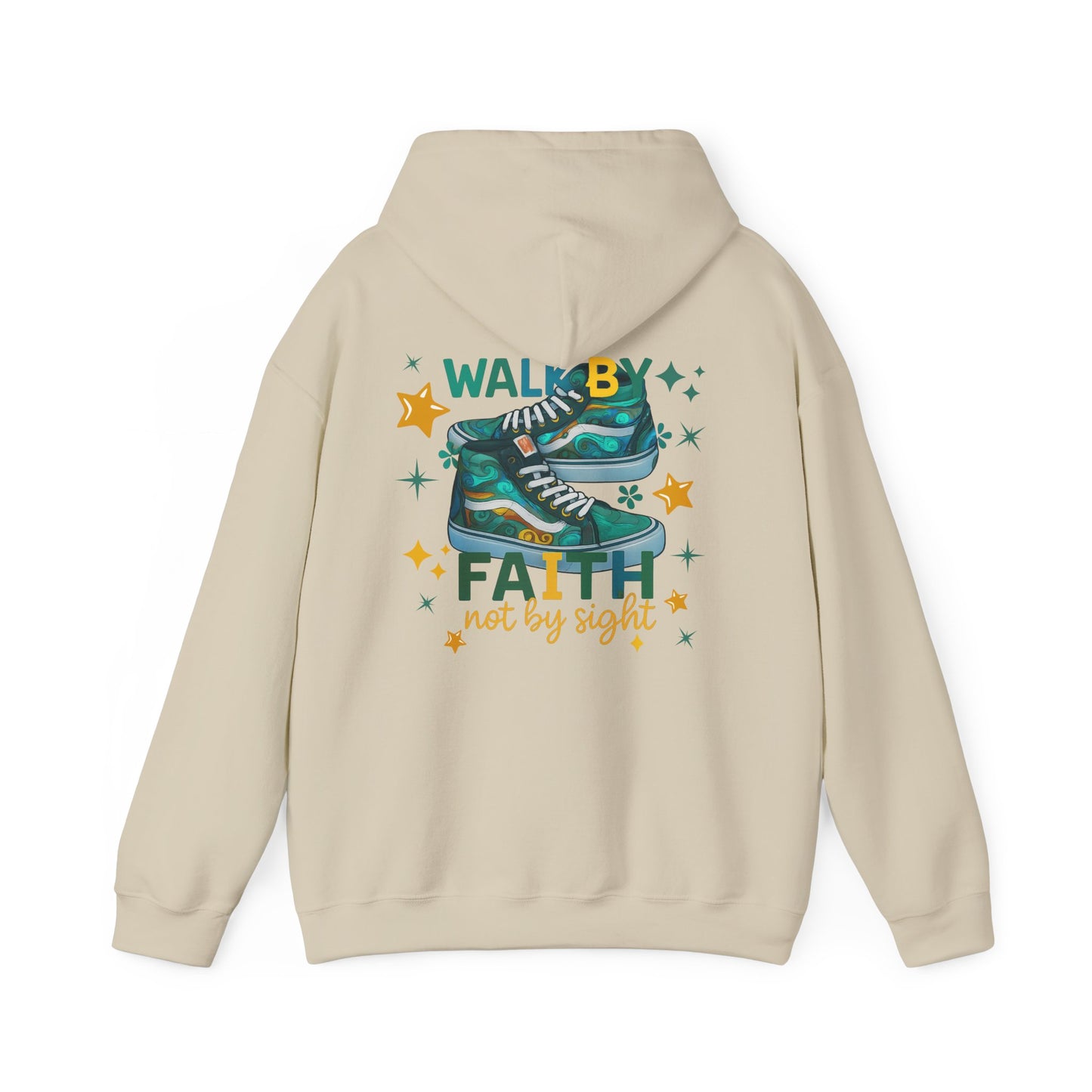 Walk by Faith- Hoodie Green Team