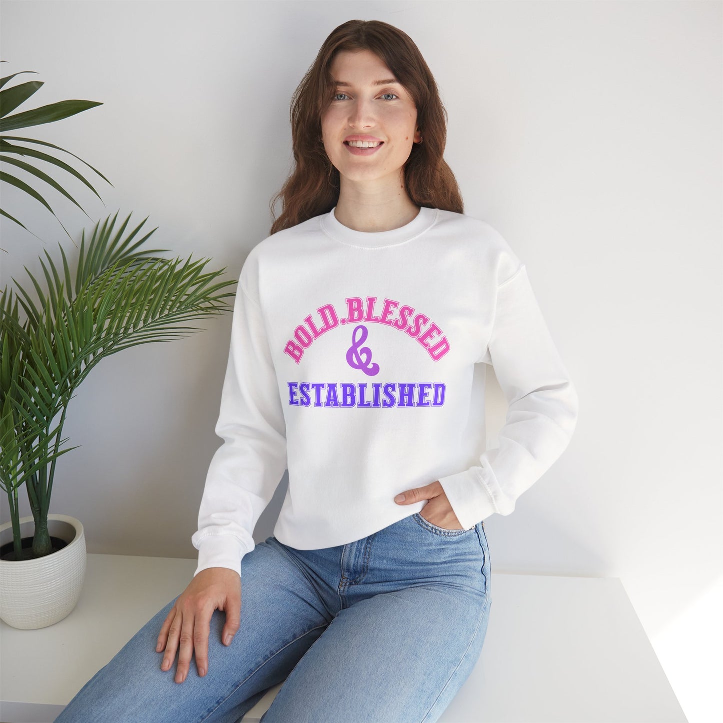 Bold & Blessed Crewneck Sweatshirt - Unisex