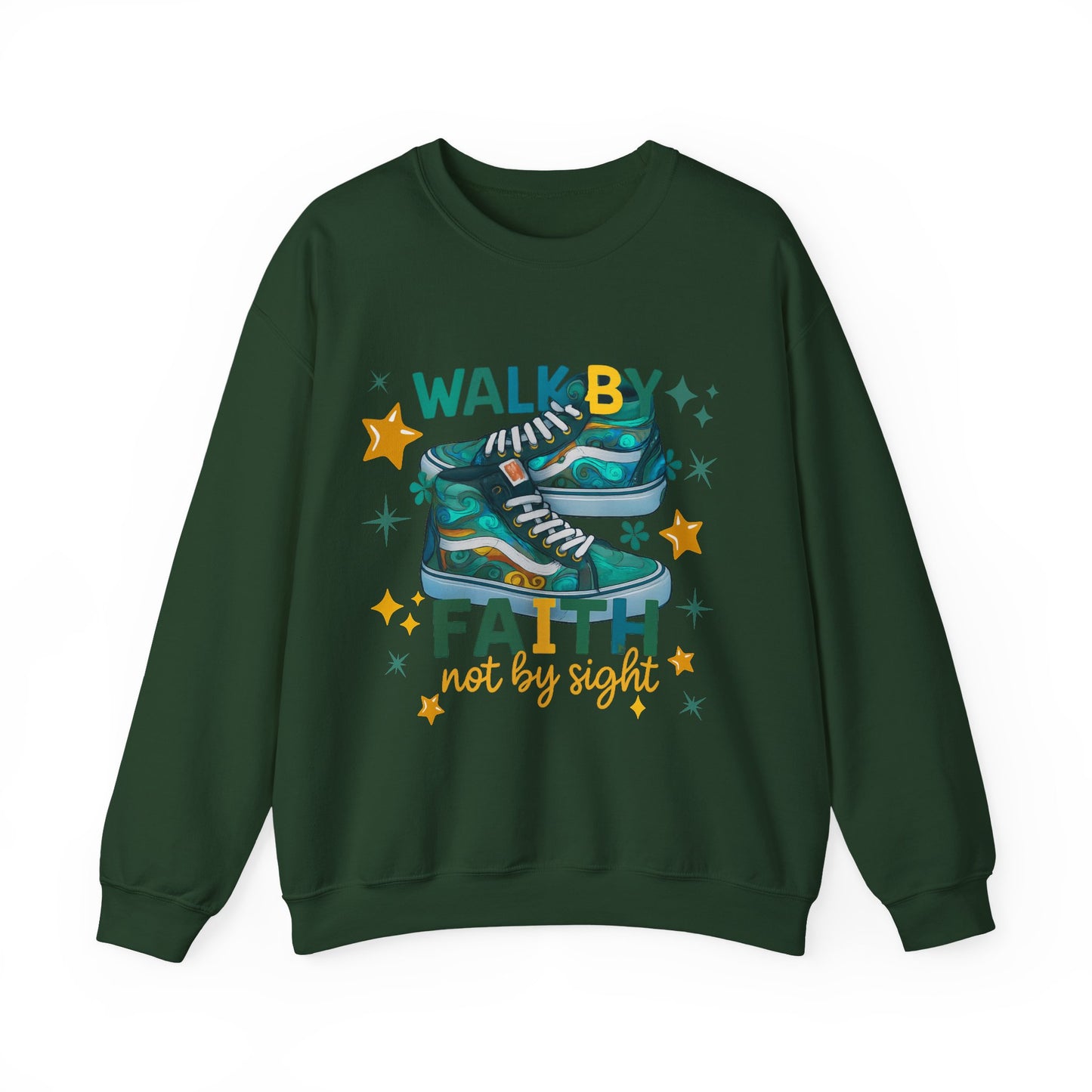 Walk by Faith- Sweatshirt (Green team)