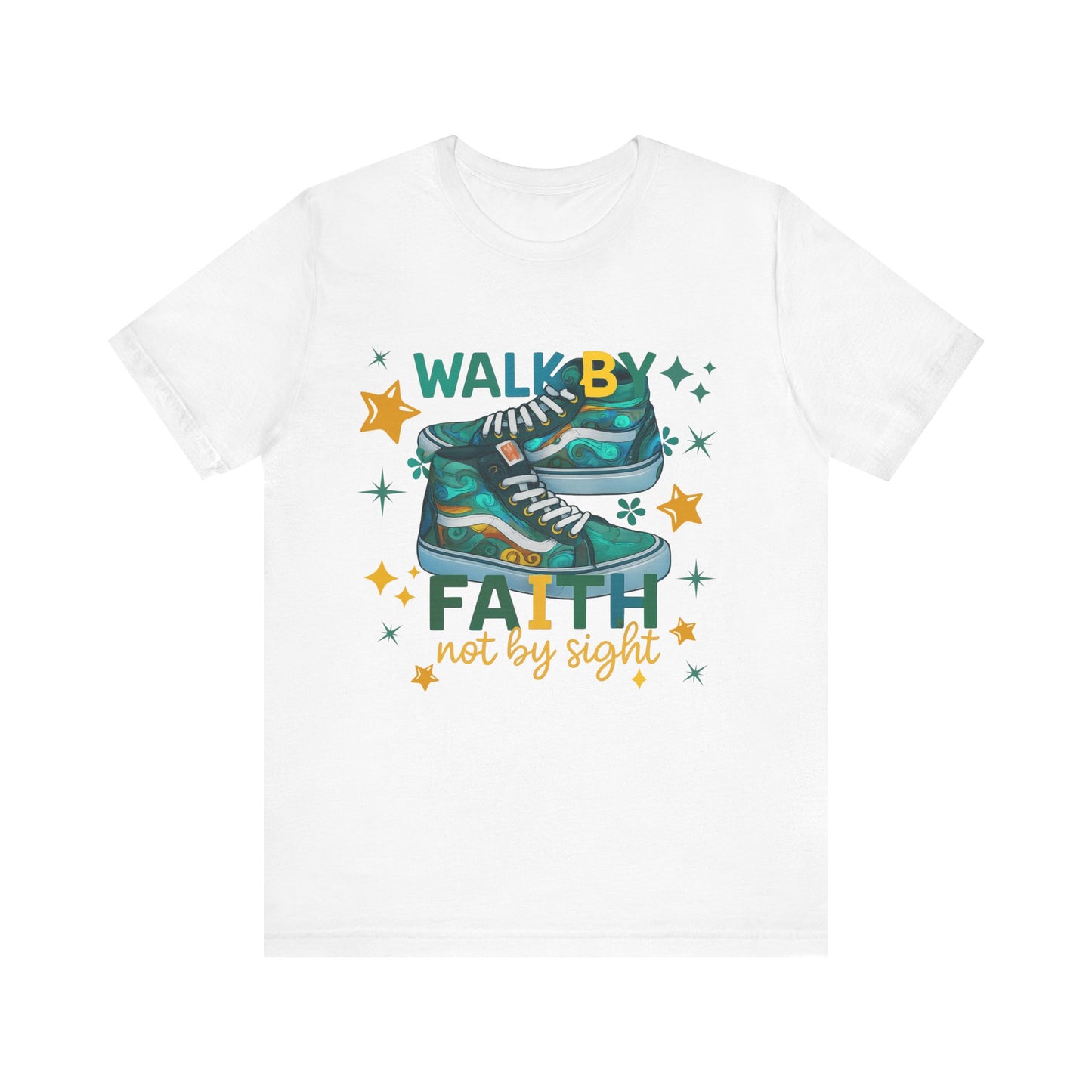 Walk By Faith T-shirt (Green Team)