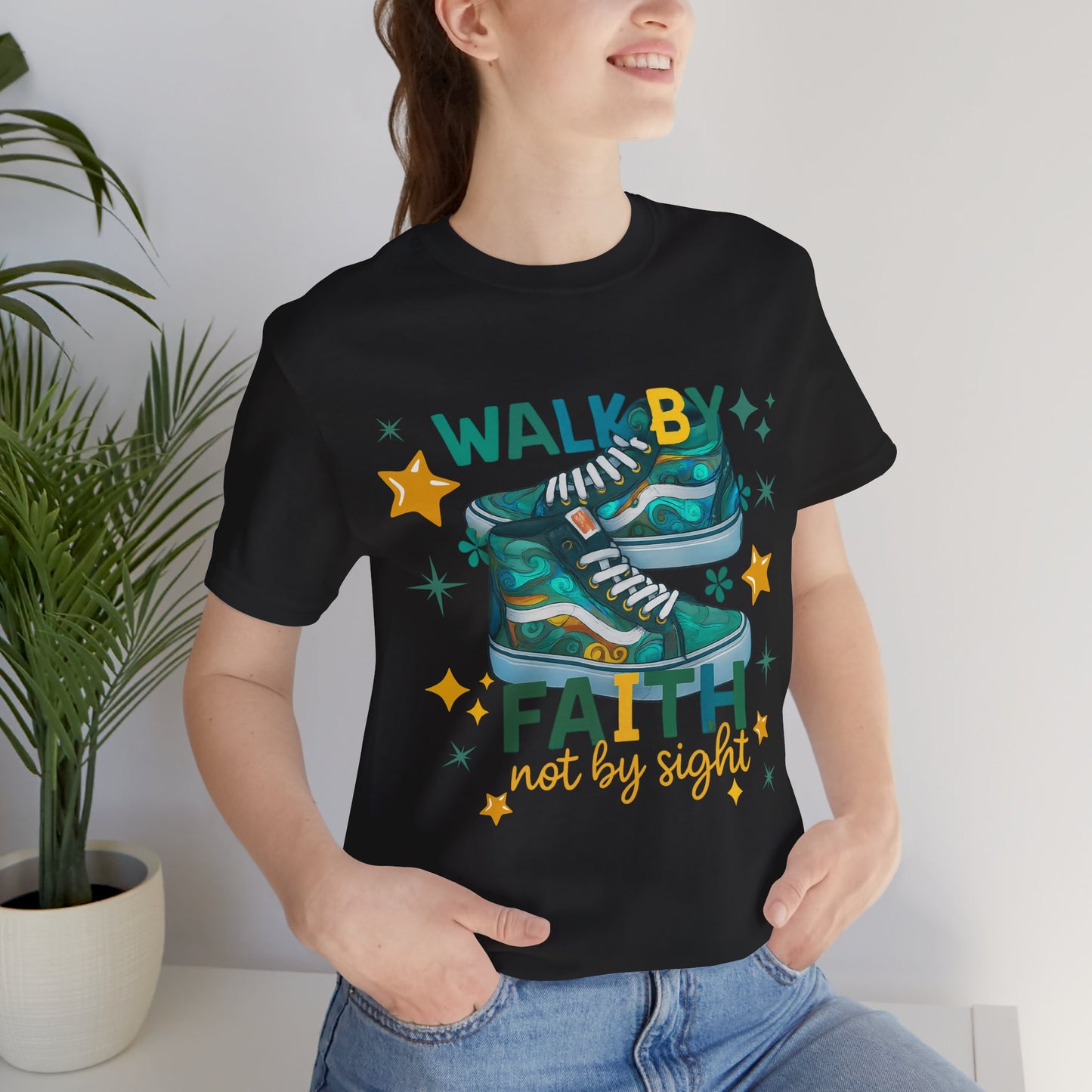 Walk By Faith T-shirt (Green Team)