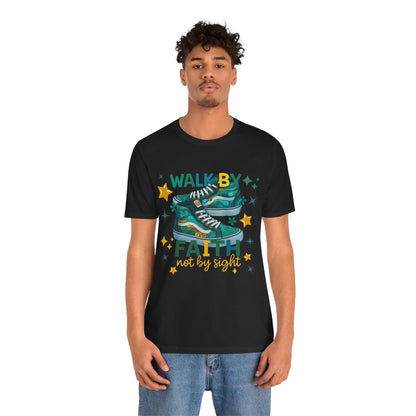 Walk By Faith T-shirt (Green Team)