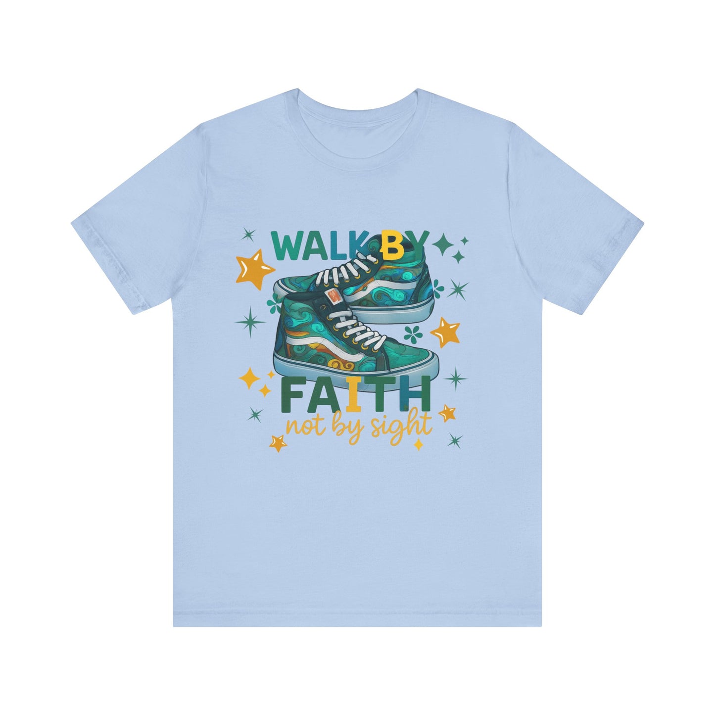 Walk By Faith T-shirt (Green Team)