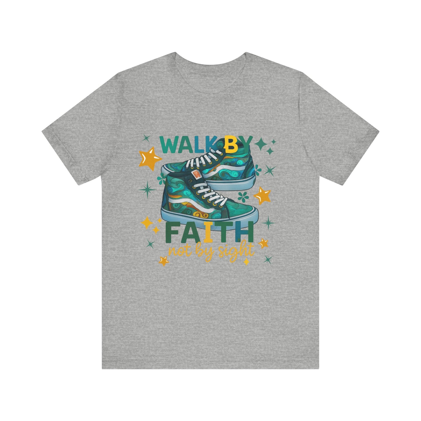 Walk By Faith T-shirt (Green Team)