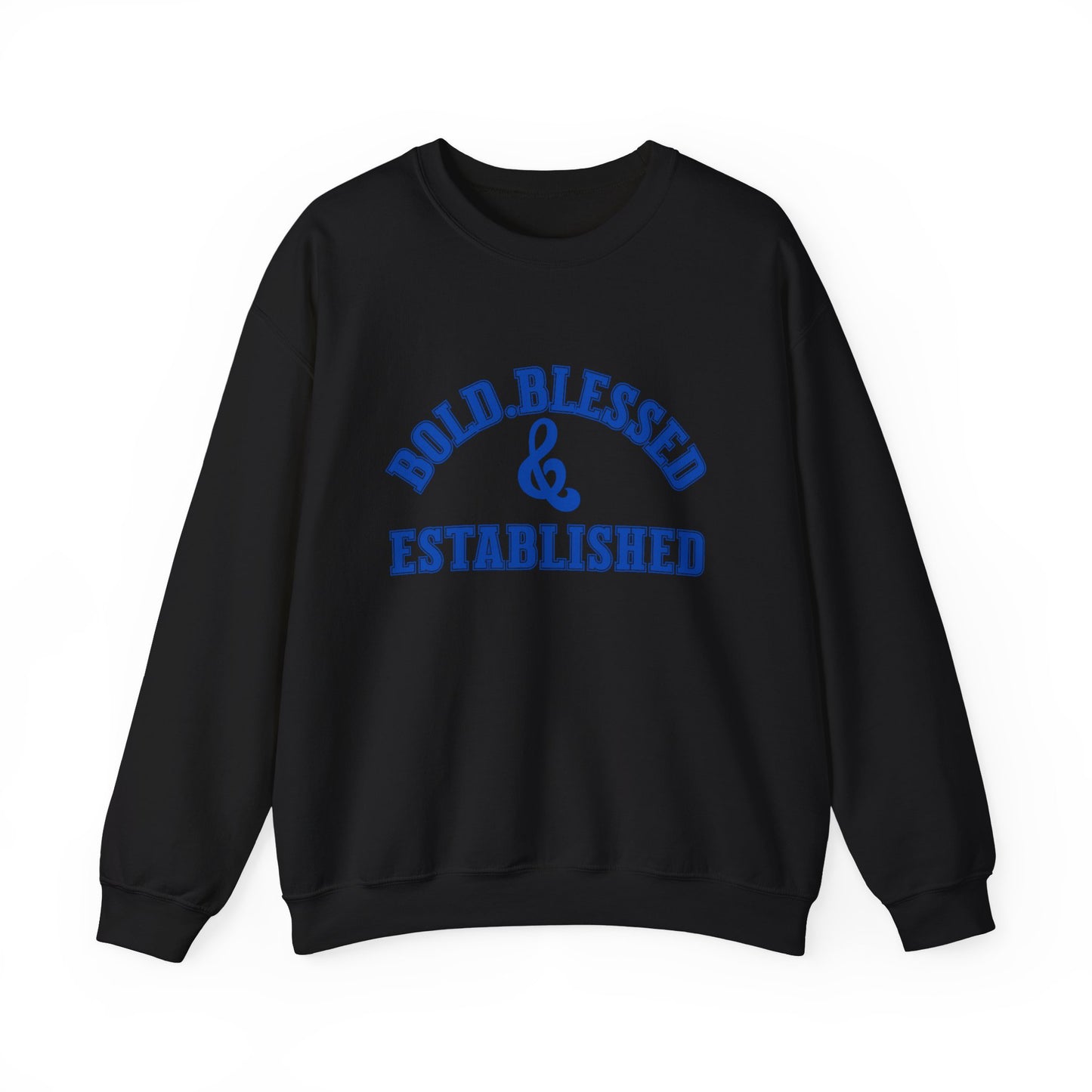 Bold Blessed & Established - Varsity Edition (Blue Text)