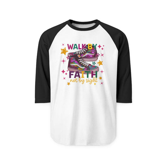 Walk by Faith Raglan Shirt (Mauve)