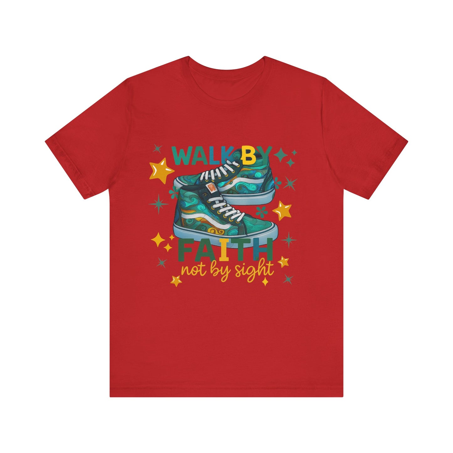 Walk By Faith T-shirt (Green Team)