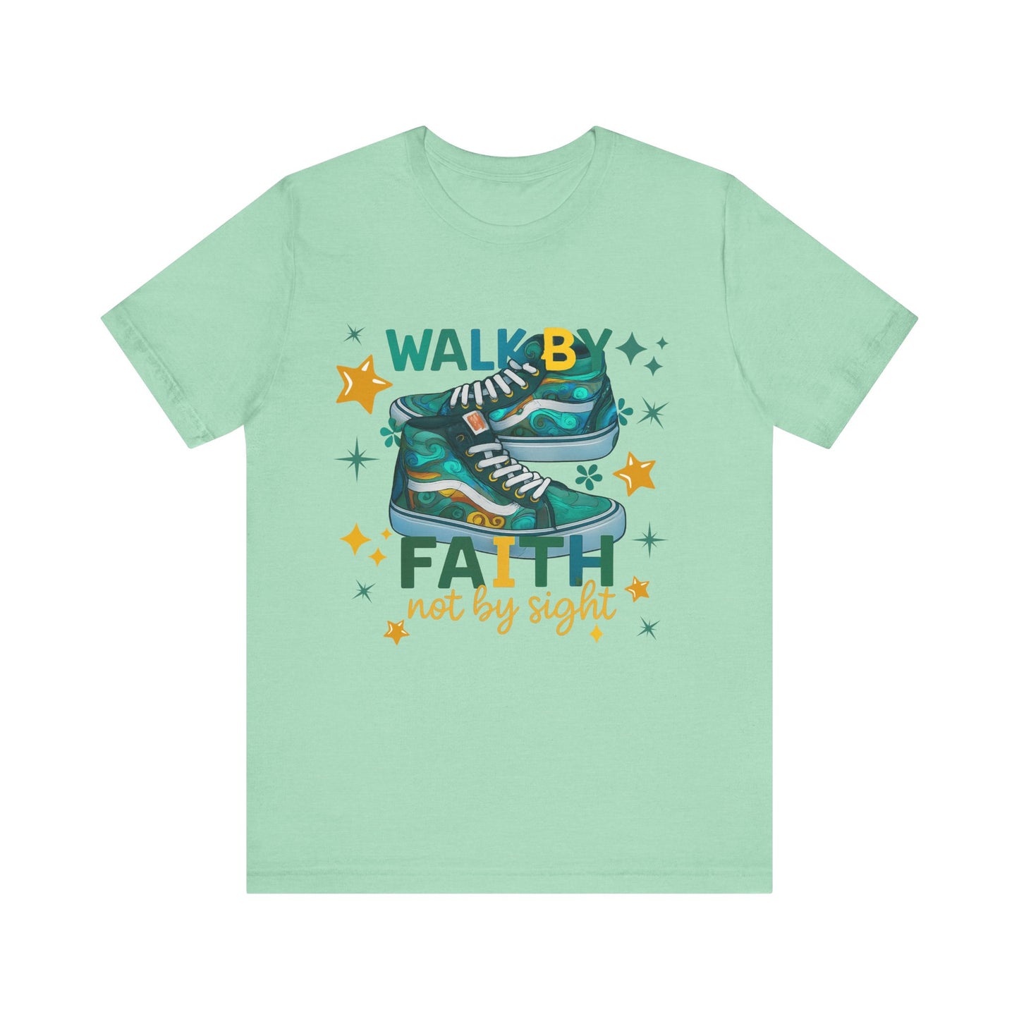 Walk By Faith T-shirt (Green Team)